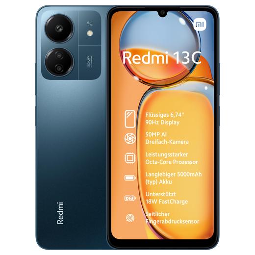 Xiaomi Redmi 13C Blue 256GB Memoria 8GB Ram Display 6.74 90Hz 50Mpx 5000mAh Ds
