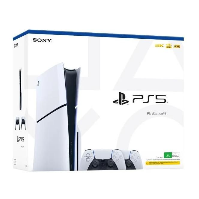 Sony Playstation5 Ps5 Slim Standard Edition 1TB Memoria Ssd Con 2 Dualsense Hdmi